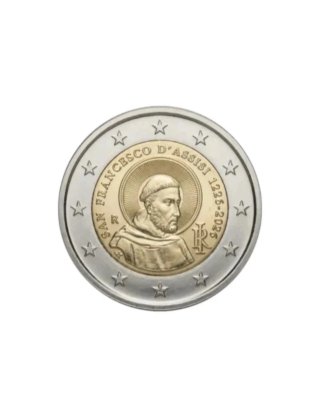 Moneda 2€ Italia 2026 San Francisco de Asís SC/UNC