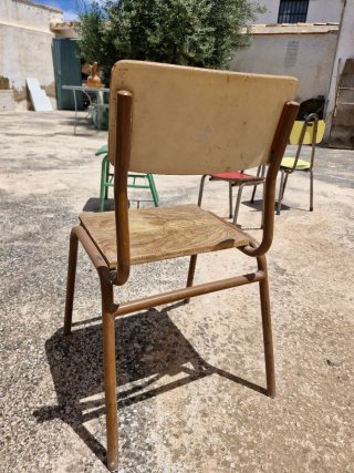 Silla escolar vintage