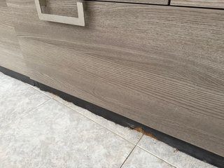 Mueble de TV modular madera y cristal