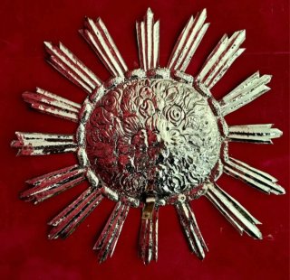 Nimbo Sol Dorado Latón Gran tamaño