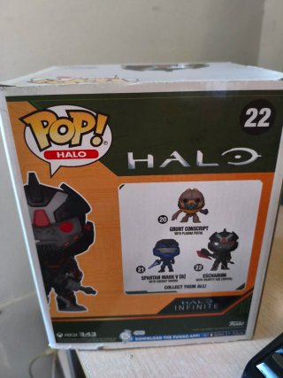 Funko Pop Halo Escharum con Hacha de Gravedad