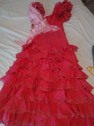 Vestido Flamenca Mujer Talla 38-40