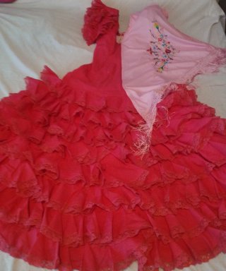 Vestido Flamenca Mujer Talla 38-40