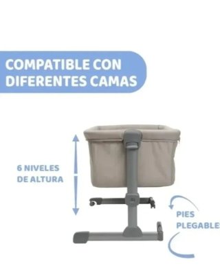Minicuna colecho con sábanas