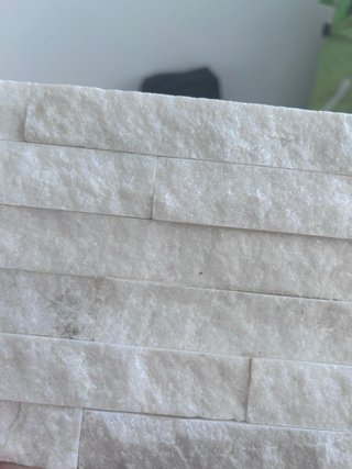 3 cajas de azulejos de piedra natural blanca