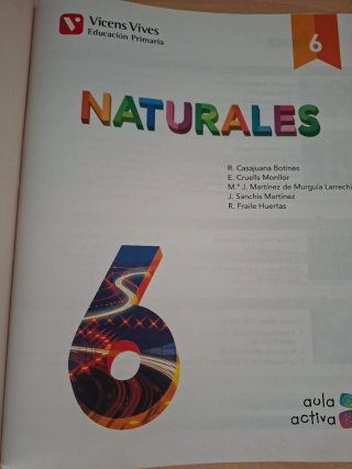 Naturales 6 Primaria : Aúla activa