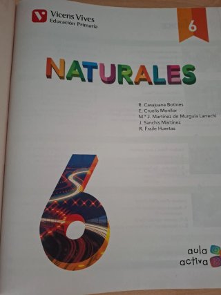 Naturales 6 Primaria : Aúla activa