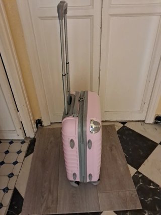 Maleta de cabina rosa