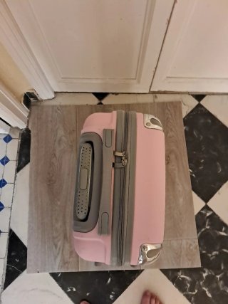 Maleta de cabina rosa