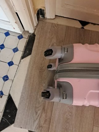 Maleta de cabina rosa