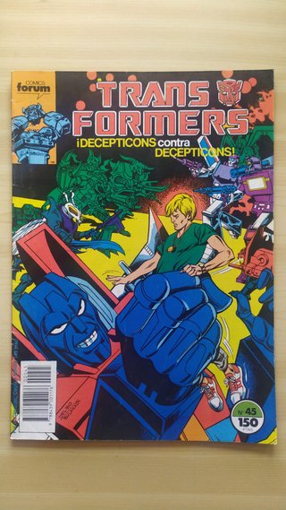Lote 7 cómics Transformers Fórum grapa buen estado