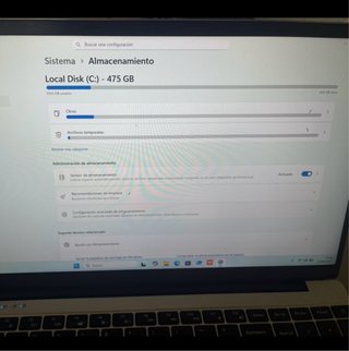 Ordenador portátil Plata y Negro 8 de ram 500 GB