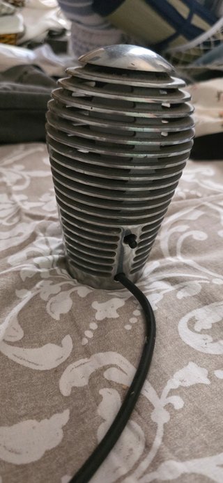 Lámpara Vintage Metálica Plateada