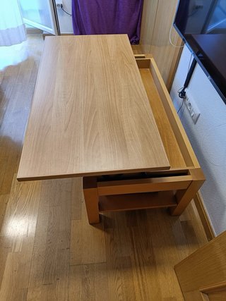 Mesa de centro elevable
