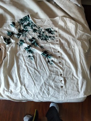 Lote 2 Camisetas Verano Shein Flores Bambú