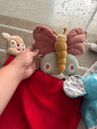 Lote 5 Juguetes y Peluches Bebé