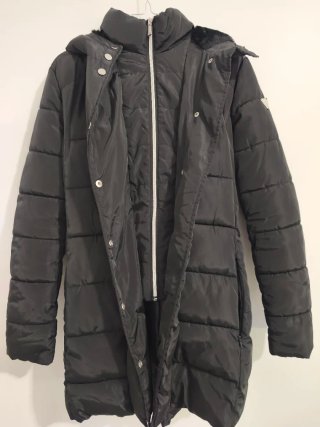 Piumino Guess nero con cintura