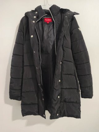 Piumino Guess nero con cintura