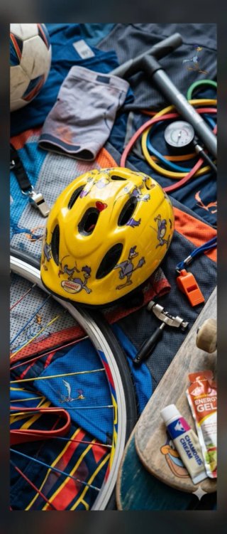 Casco de bicicleta infantil amarillo