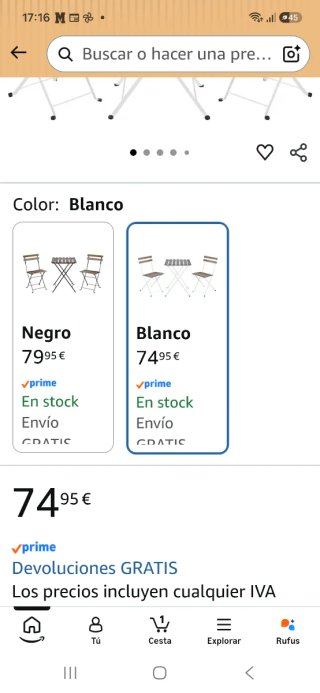 Mesa y 2 Sillas Plegables Madera