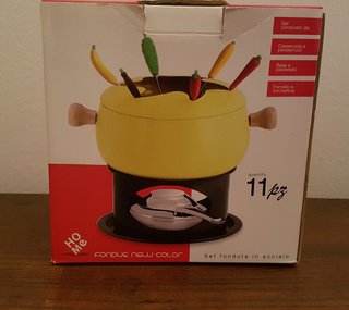 Fonduta nuova in acciaio idea regalo