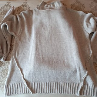 Conjunto de lana beige