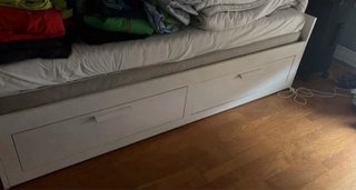 Cama nido Ikea Brimnes blanca