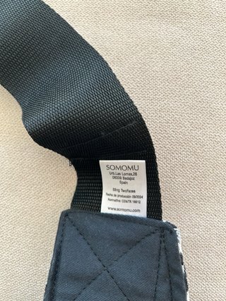 Mochila Portabebés Somomu Negra