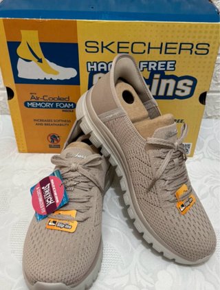 Skechers Slip-ins Beige Donna