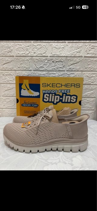 Skechers Slip-ins Beige Donna