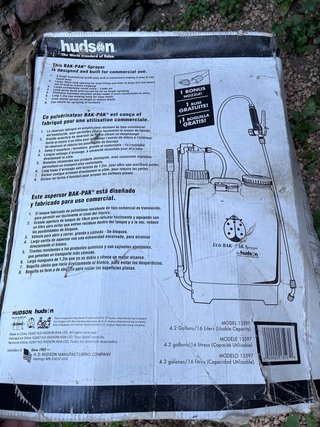 Pulverizador Mochila Amarillo Eco Bak-Pak