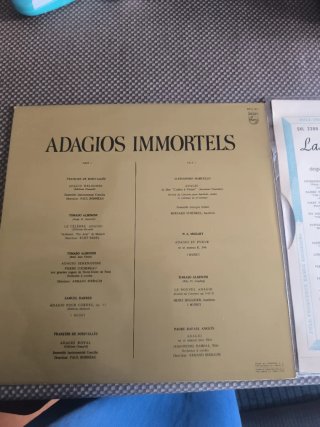 2 Vinilos: Strauss y Adagios Immortels
