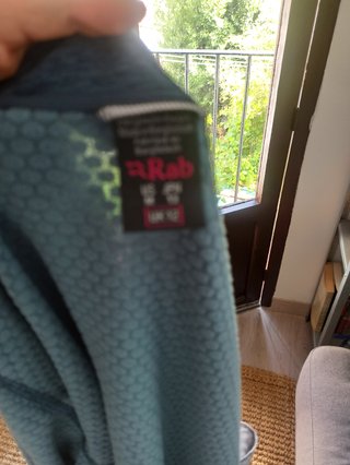 Chaqueta Rab Ligera Térmica Azul mujer