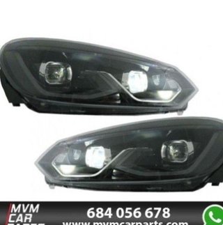 Faros delanteros Ful Led para VW Golf VI look GTI
