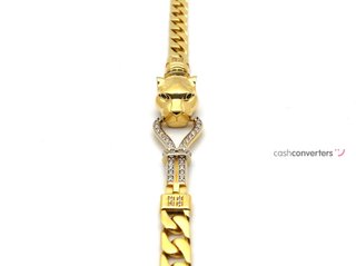 pulsera oro 18k con piedra con circonita