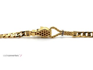 pulsera oro 18k con piedra con circonita
