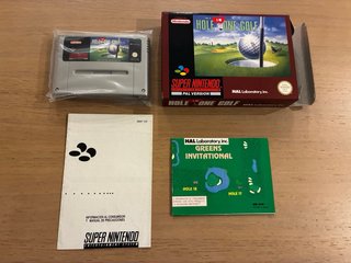 HAL's Hole In One Golf SNES PAL
