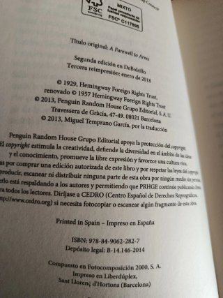 Adiós a las armas / A Farewell to Arms