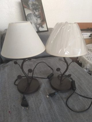 Lámparas de mesita de noche (2 unidades)
