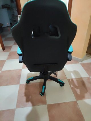 Silla Gaming Alfordson Negra y Turquesa