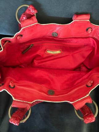 Bolso Pedro del Hierro Beige y Rojo