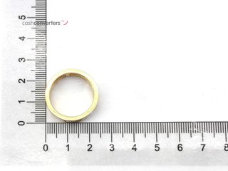 alianza oro 18k con piedra con circonita t. 22 (19,74 mm)