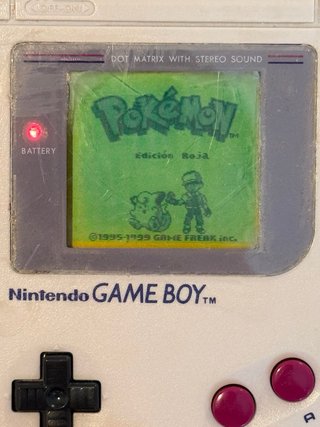 Nintendo Game Boy DMG-01 + Pokémon Rojo