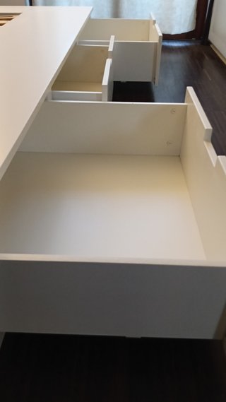 Letto Ikea Nordli 140x200 con cassetti