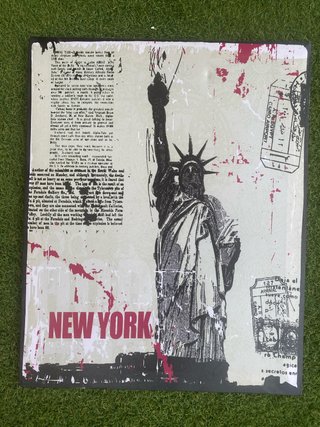 Cuadro Lienzo New York Estatua Libertad