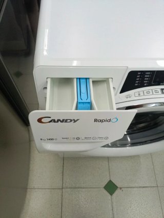 Lavadora Candy 9kg 1400rpm A+++ con garantia envio