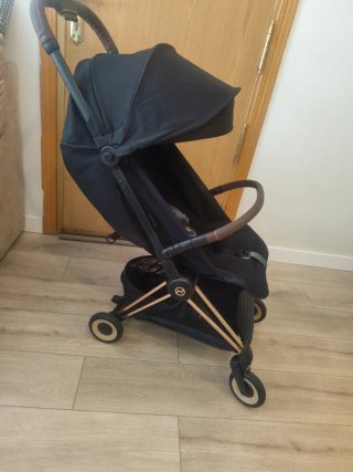 Cybex Coya Rosegold + saco cybex + bolso cambiador