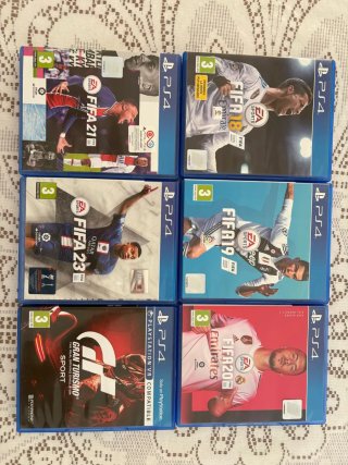 Consola PS4 Pro 1TB Negra + 6 Juegos FIFA y Gran T