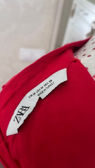 Mono pantalón Zara rojo