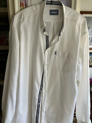 Camisa Sebago caballero blanca